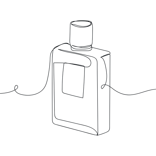 line drawings of bottles to illustrate wholesale products